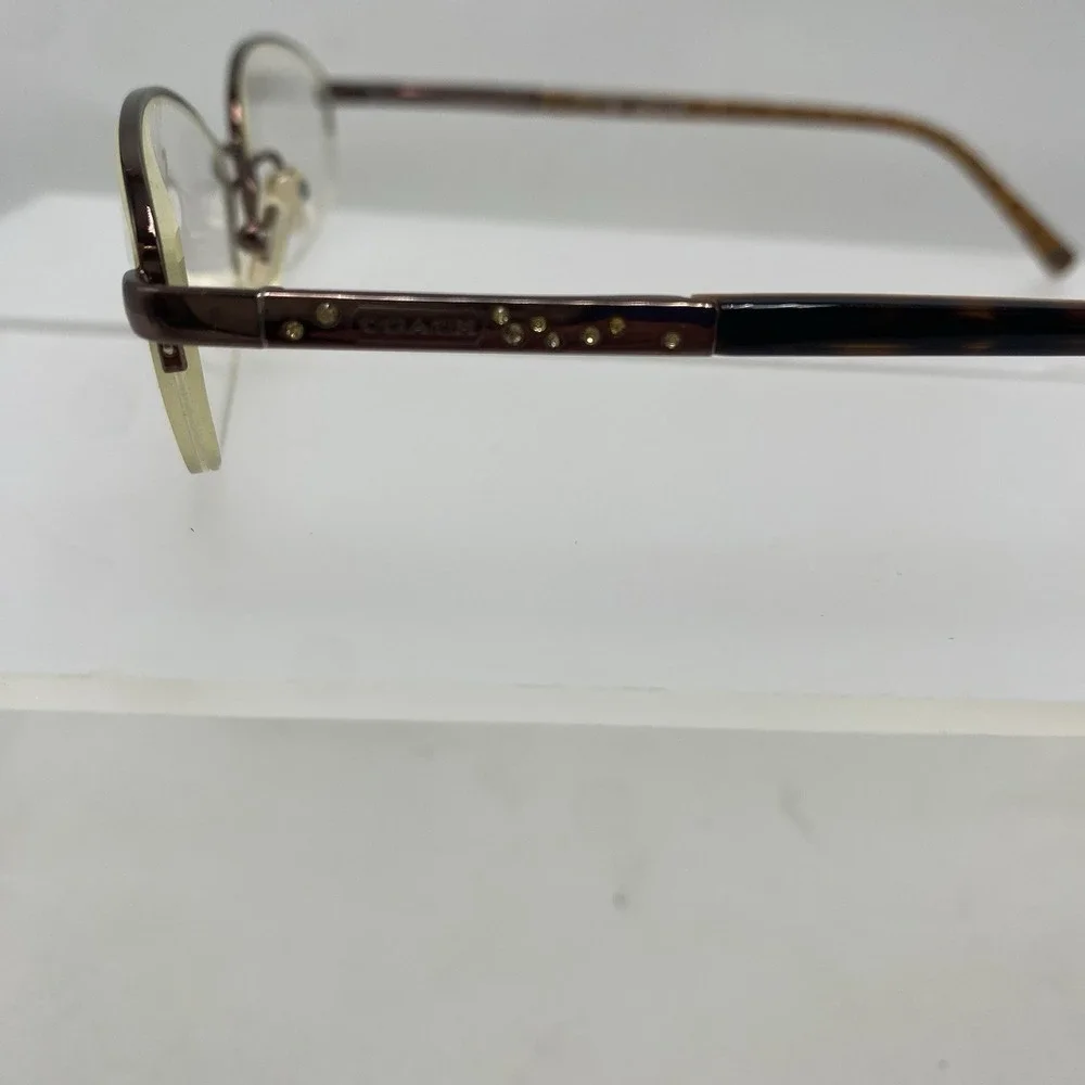 Coach Eyeglasses Sunglasses FRAMES ONLY Faye 53-18-140 Brown Tortoise 202